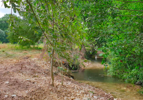 Chantier de diversification des écoulements de la Charraud