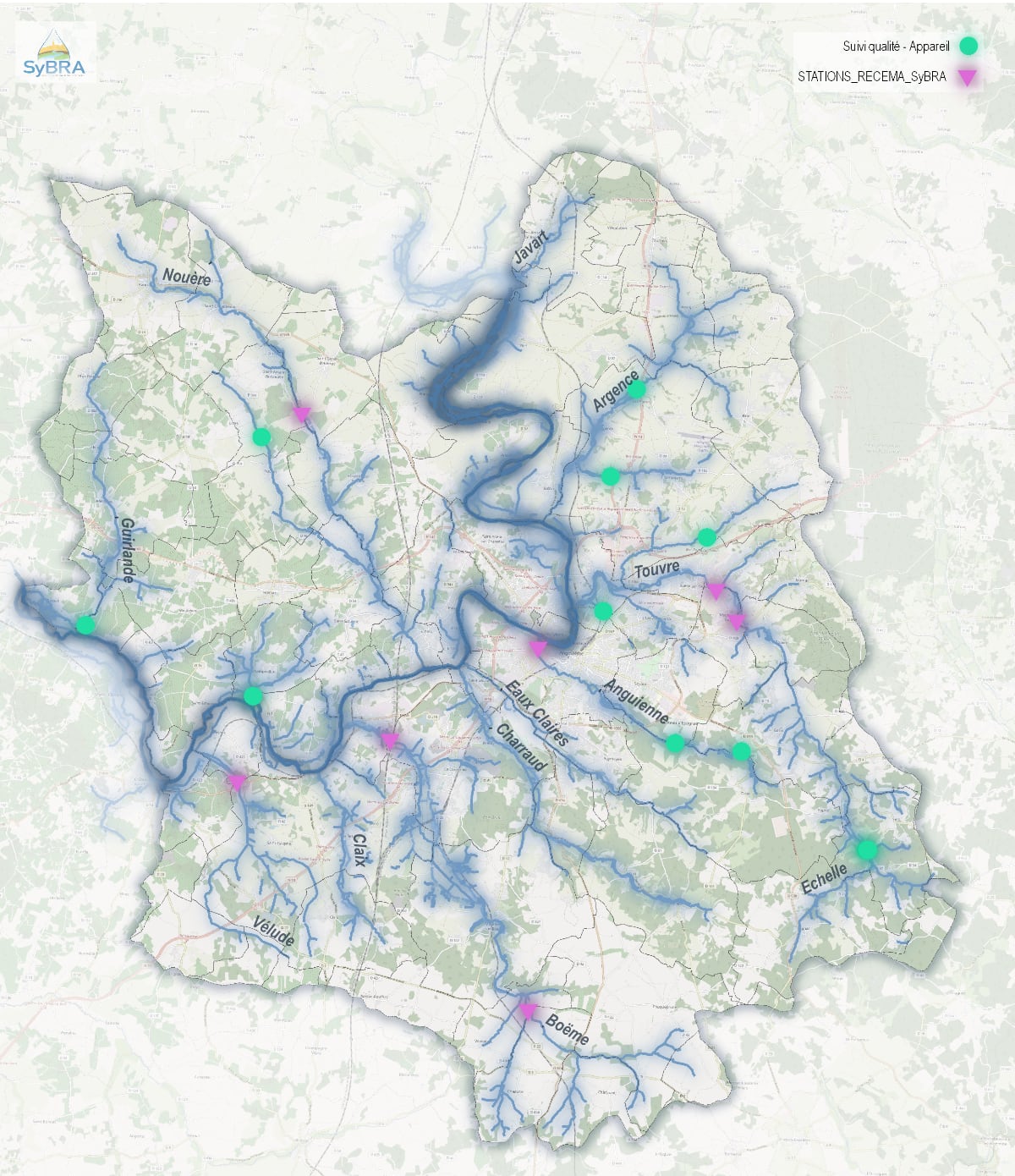 Suivi de la qualité de l'eau - SyBRA