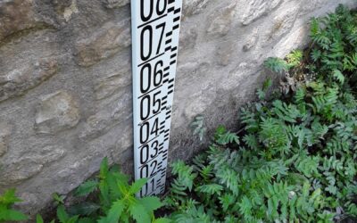 Echelle liminimétrique posée sur la Guirlande Echelle liminimétrique posée sur la Guirlande