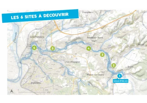 Signalétique - La Touvre : 6 sites à découvrir